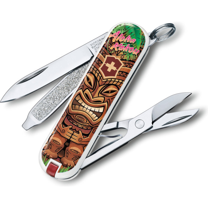Нож-брелок Victorinox Classic 0.6223.L1809 Aloha Kakou